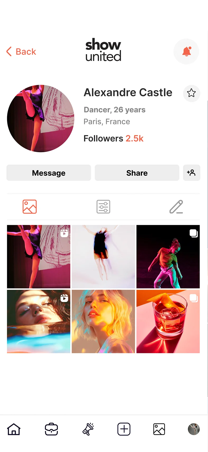 App — perfil